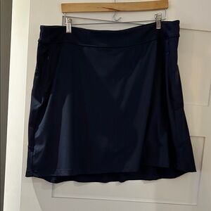 Navy Greg Norman Women's Flounce Pull-on Skort